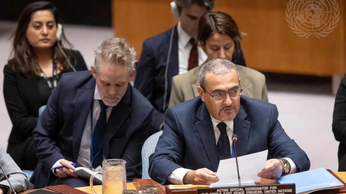 Security Council Briefing; Special Coordintor, Ramiz Alakbarov