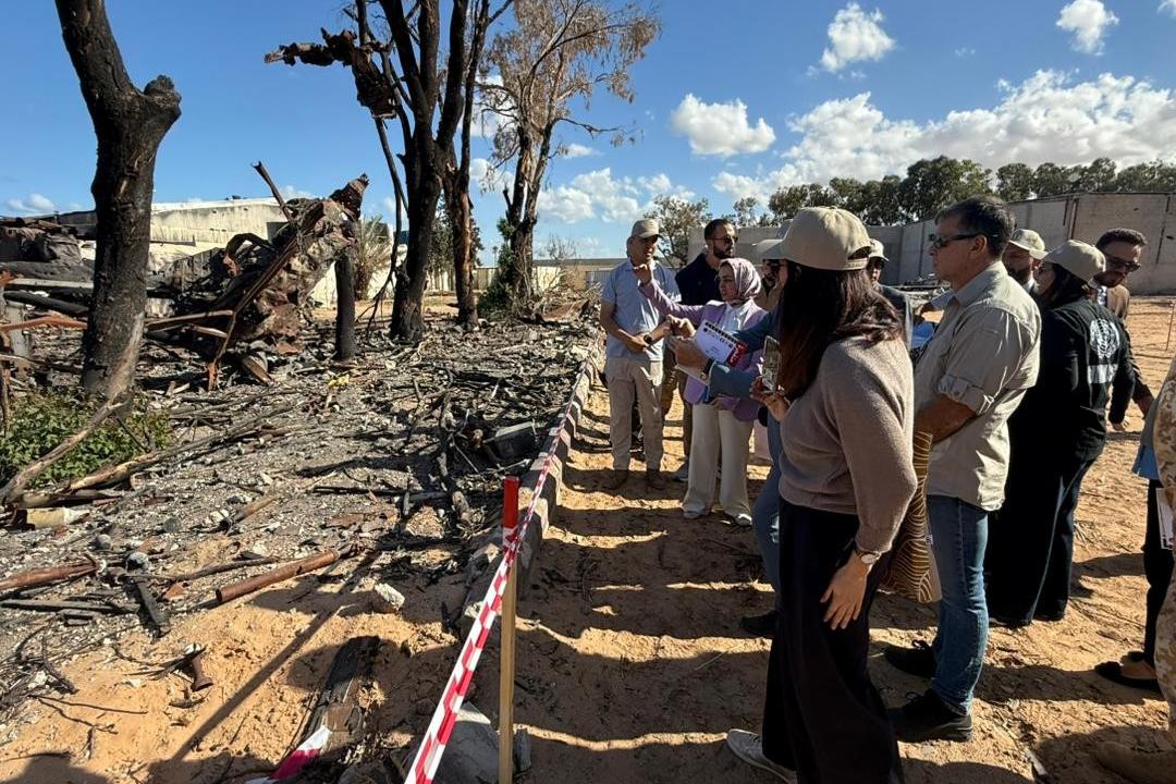 UN and Italy review progress on clearing Misratah blast site 