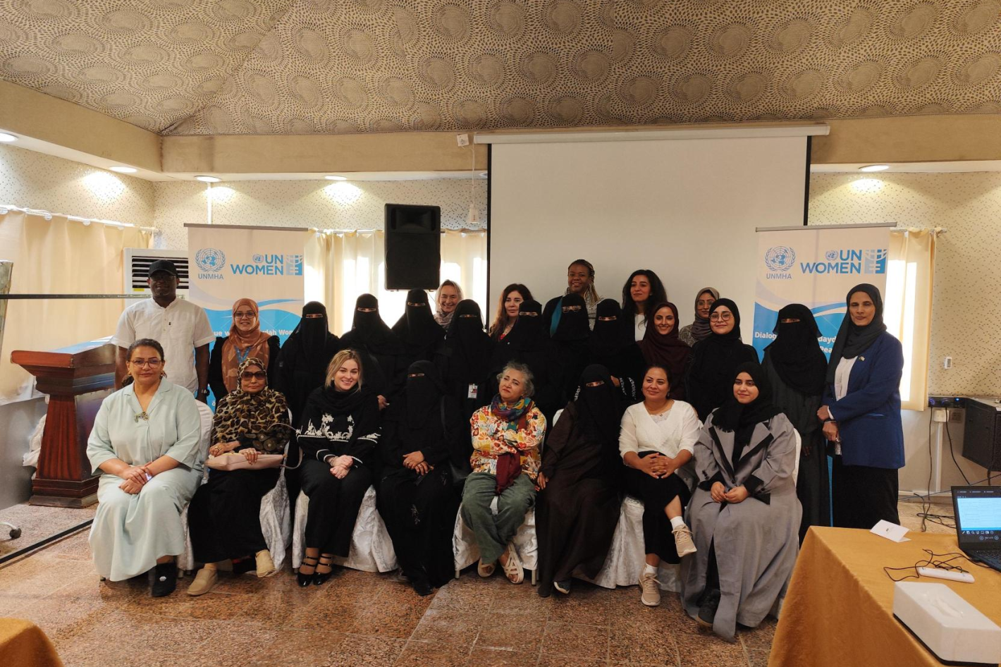 women during Feminist Summit Side Event