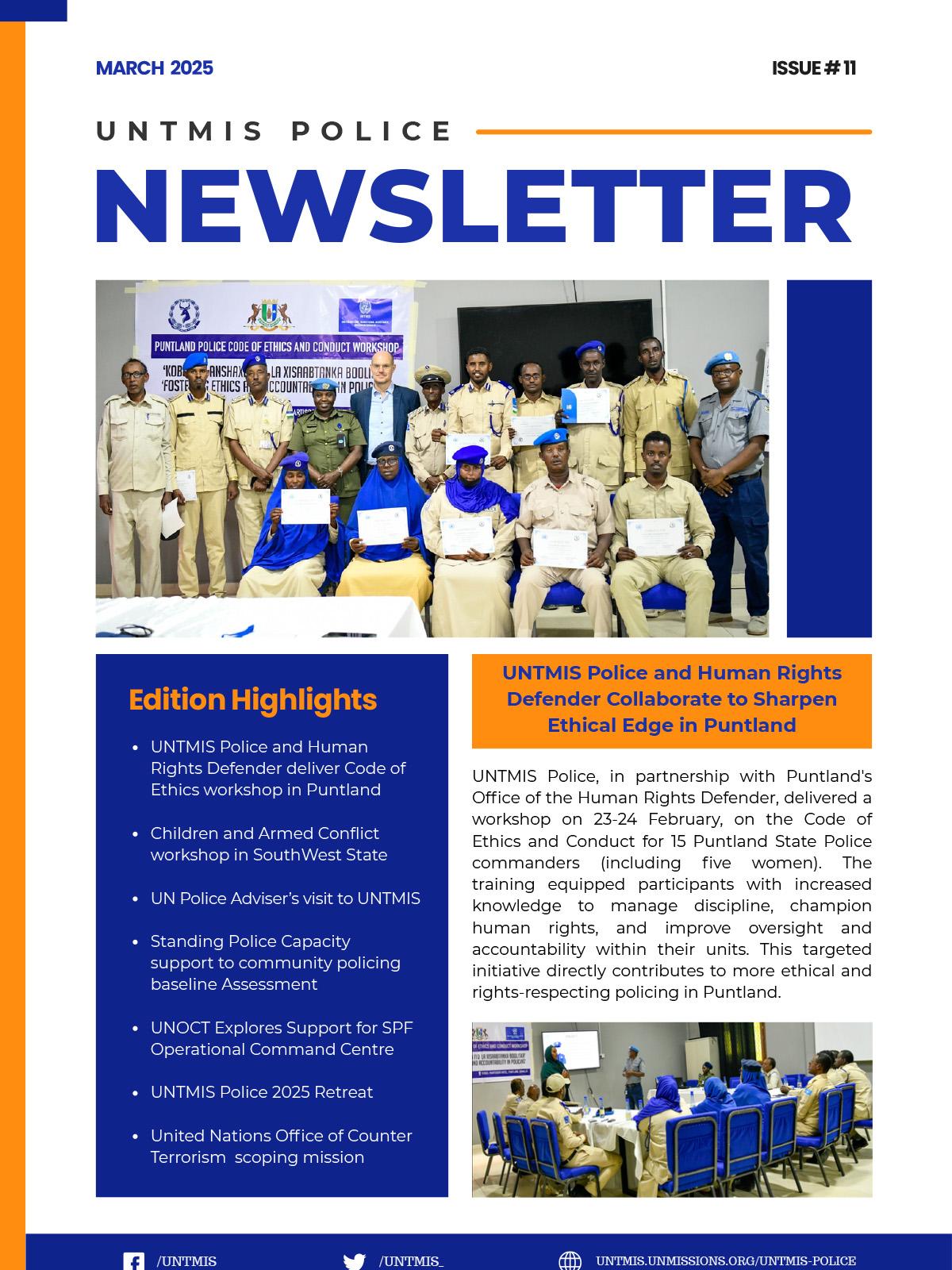 UNTMIS NEWSLETTER APRIL 2025