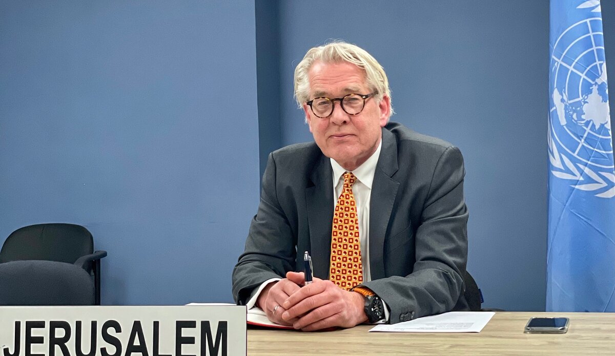 UN Special Coordinator for the Middle East Peace Process, Tor Wennesland briefs (over video conference) the Security Council on the Situation in the Middle East, including the Palestinian question - 26 January 2021
