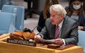 UN Special Coordinator for the Middle East Peace Process, Tor Wennesland, briefs the Security Council meeting on the situation in the Middle East, including the Palestinian question.