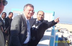 Robert Serry's Visit to UNRWA Housing Project in Gaza